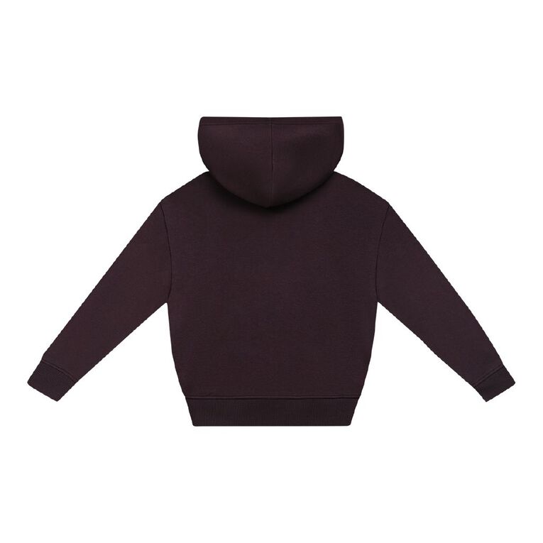 Young Original Plain Hoodie, Purple Dark, hi-res