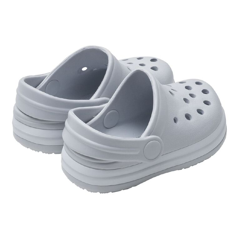 Young Original Junior Kids' Jack Frog Clog Shoes, Silver, hi-res