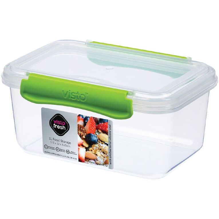 Visto Fresh Storage Container Clear 1L, , hi-res
