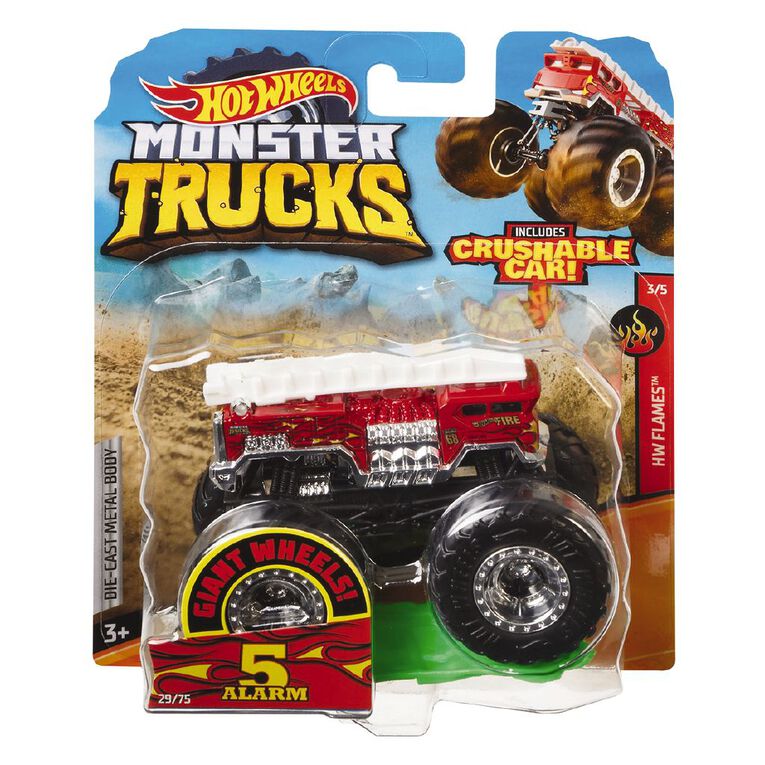 Hot Wheels Monster Trucks 1:64 Scale Diecast Truck Assorted, , hi-res