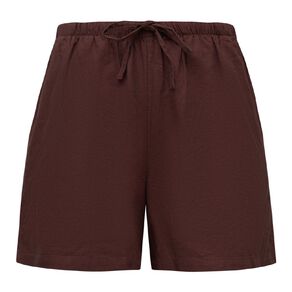 H&H Women's Relaxed Linen Blend Shorts