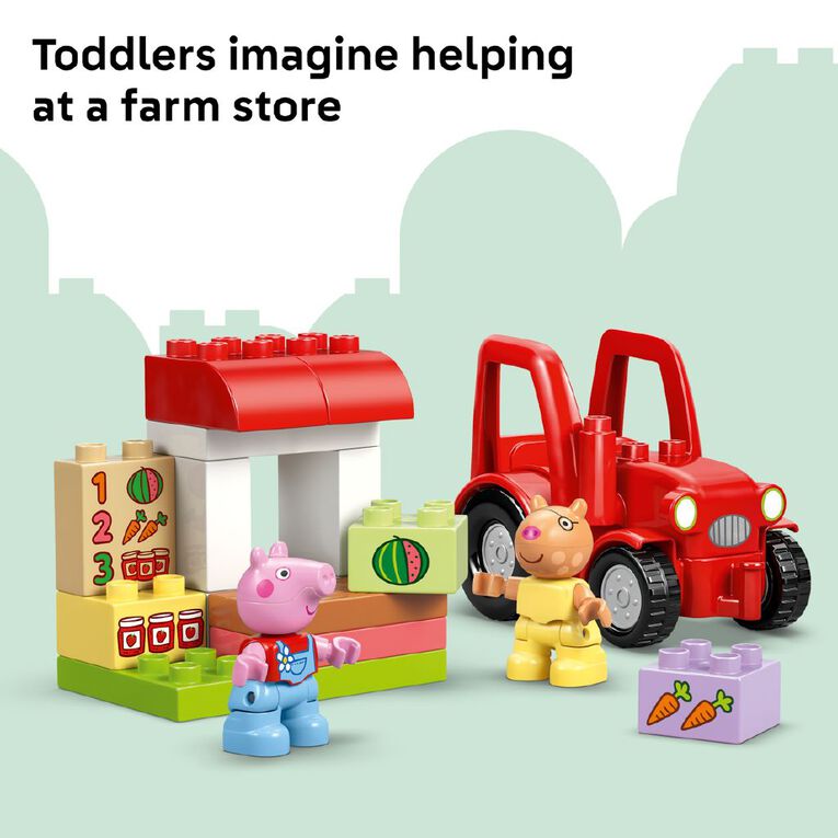 LEGO DUPLO Peppa Pig Tractor and Market 10468, , hi-res