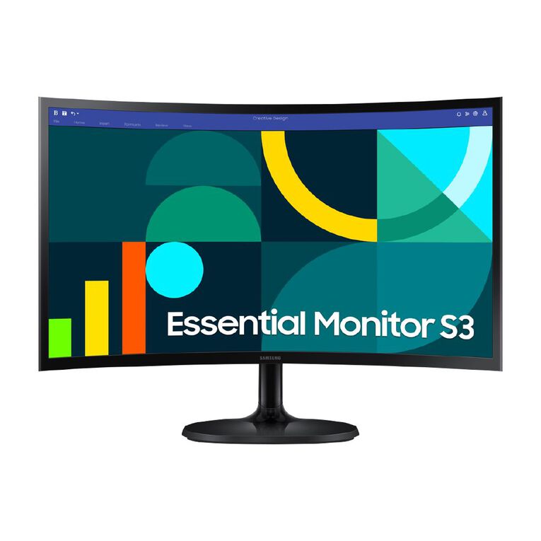 Samsung 27 inch S36GD FHD 100Hz Curved Monitor, , hi-res