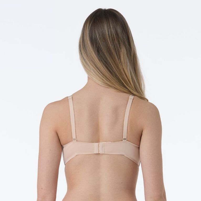H&H Women's Smooth Comfort Wirefree Bra, Beige, hi-res