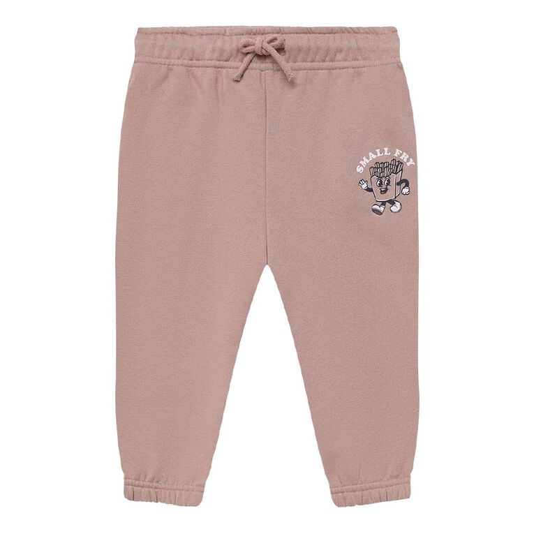 Young Original Toddler Boys' Print Trackpants, Brown Mid, hi-res