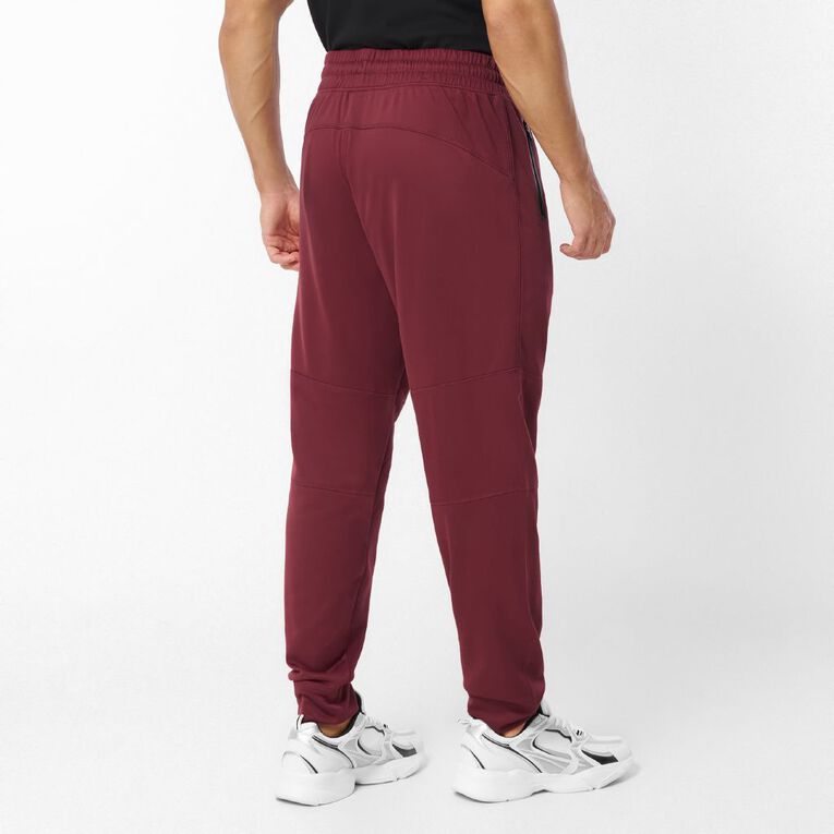 Active Intent Men's Cooldry Panel Jogger, Red Dark, hi-res