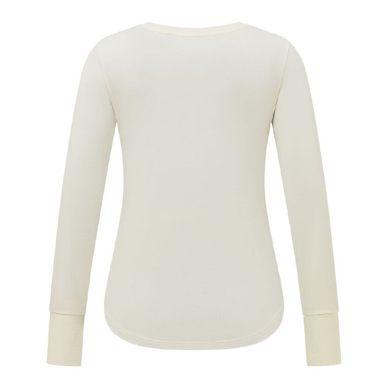 Active Intent Women's Active Longsleeve Tee, White, hi-res