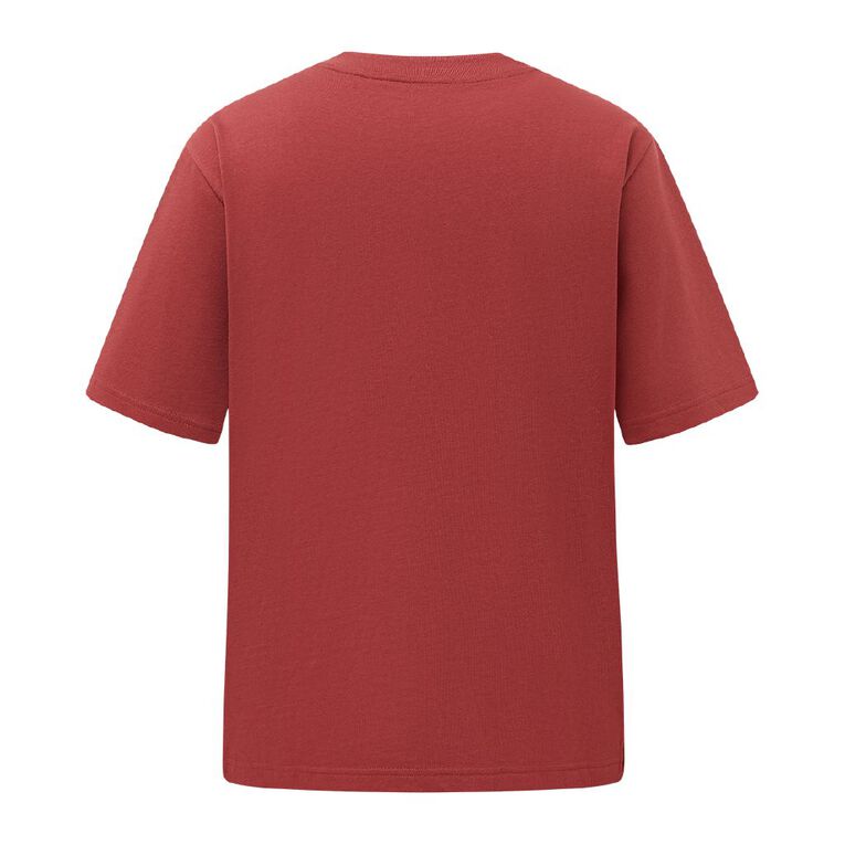 Garage Men's Heavyweight Boxy Tee, Red Dark, hi-res