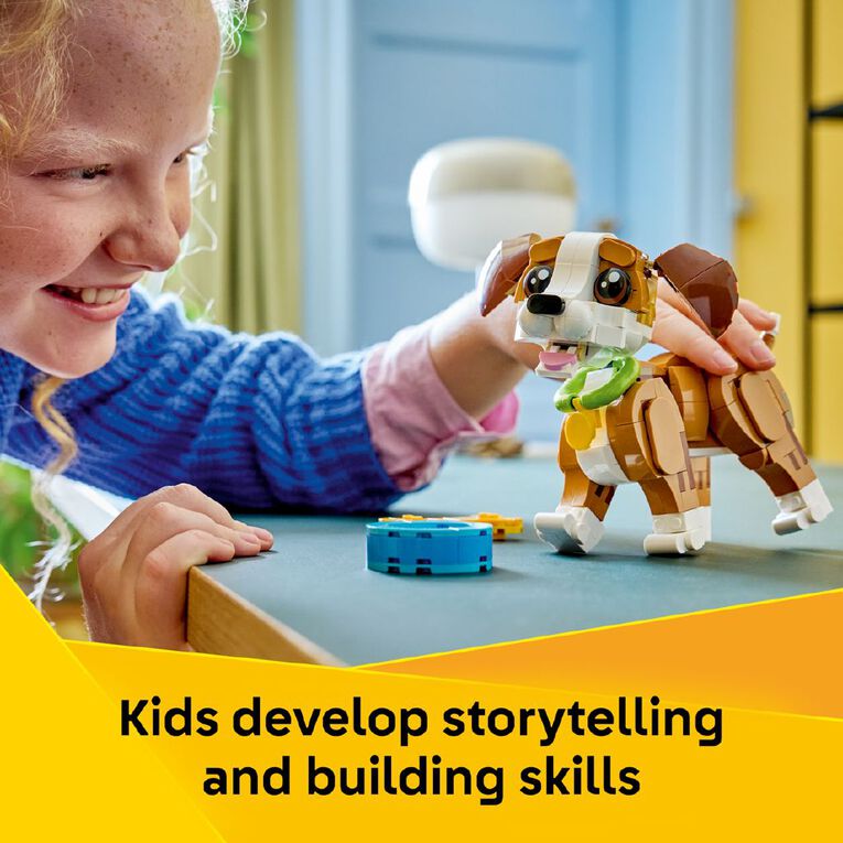 LEGO CREATOR Cute Animals Playful Puppy Dog 31382, , hi-res