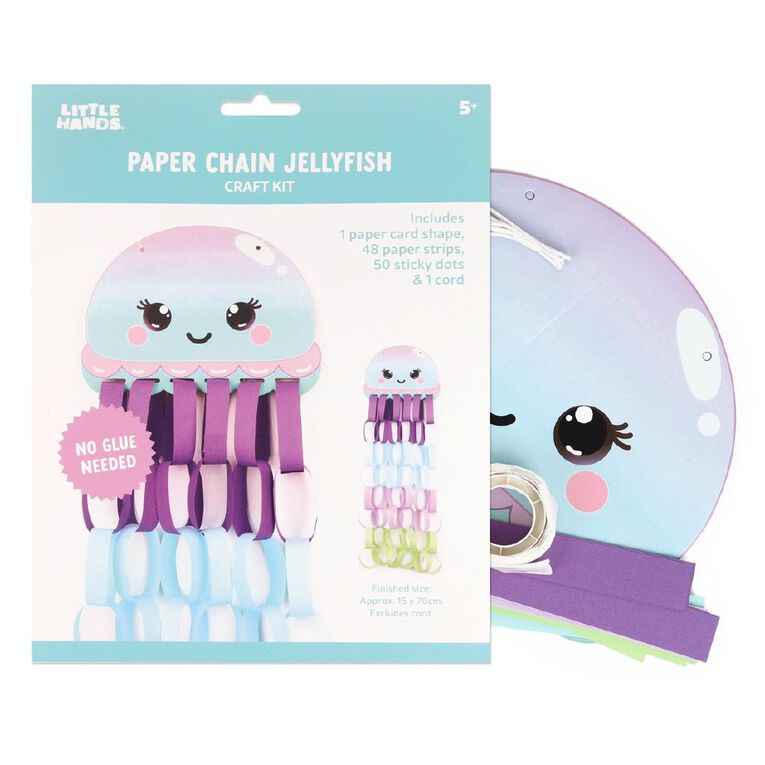 Little Hands Paper Chain Kit Jellyfish, , hi-res