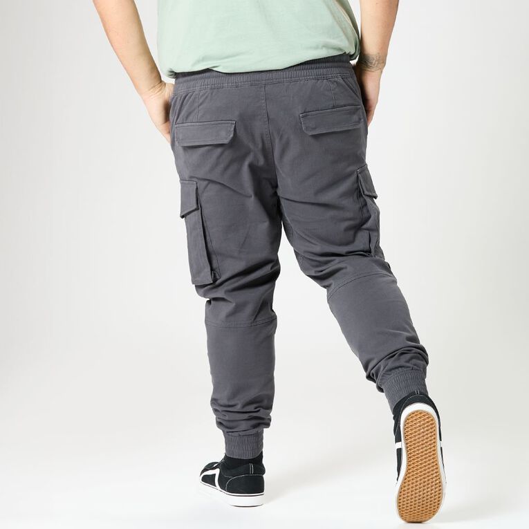 H&H Men's Cargo Joggers, Grey Dark, hi-res