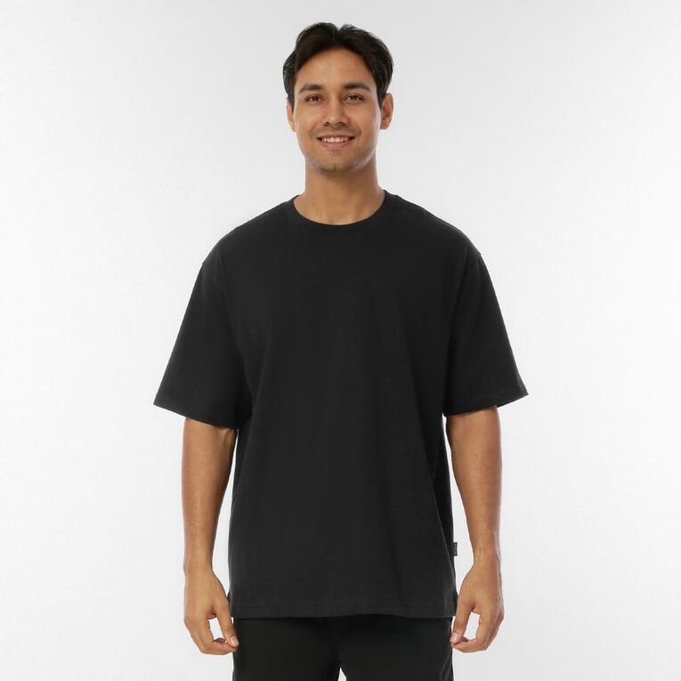 Garage Men's Heavyweight Boxy Tee, Black, hi-res