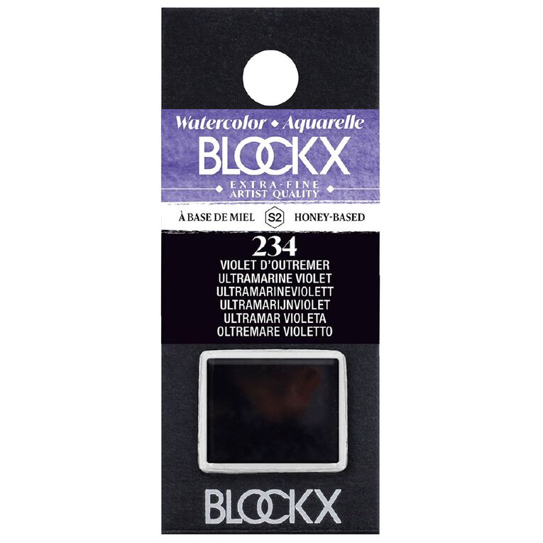 BLOCKX Watercolour Half Pan S2 234 Ultramarine Violet, , hi-res