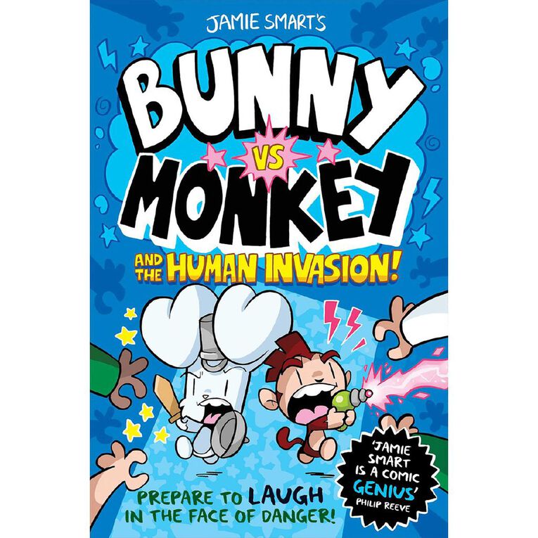 Bunny vs Monkey #2 And The Human Invasion by Jamie Smart, , hi-res