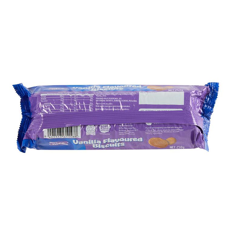 Nice Vanilla Flavoured Biscuits 250g, , hi-res