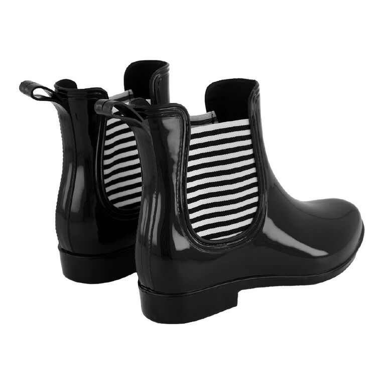 H&H Women's Bella Ankle Gumboots Black The Warehouse