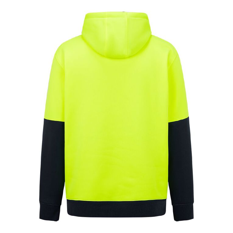 Rivet High Visibility Day Compliant Pullover Hooded Sweatshirt, Yellow, hi-res