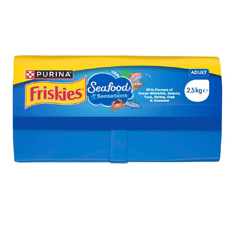 Friskies Seafood Sensations Dry Cat Food 2.5kg, , hi-res