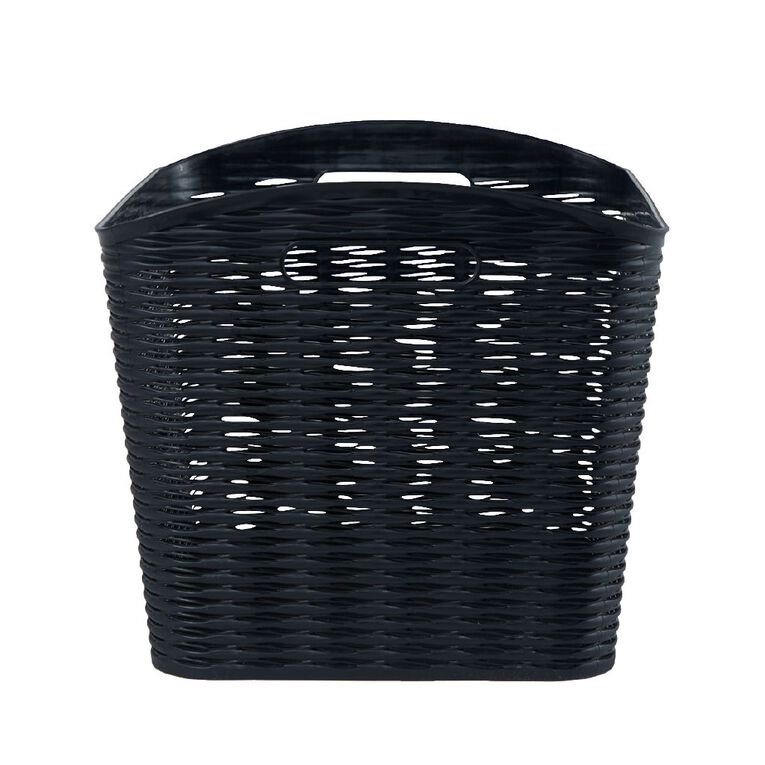 Living & Co Wave Storage Basket Black 26L, , hi-res