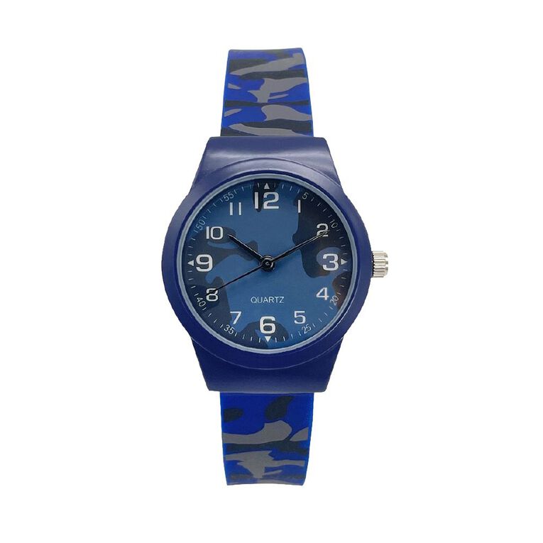 Young Original Kids' Analogue Watch Camo, , hi-res