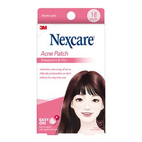 Nexcare Transparent Thin Acne Patch 18 Pack