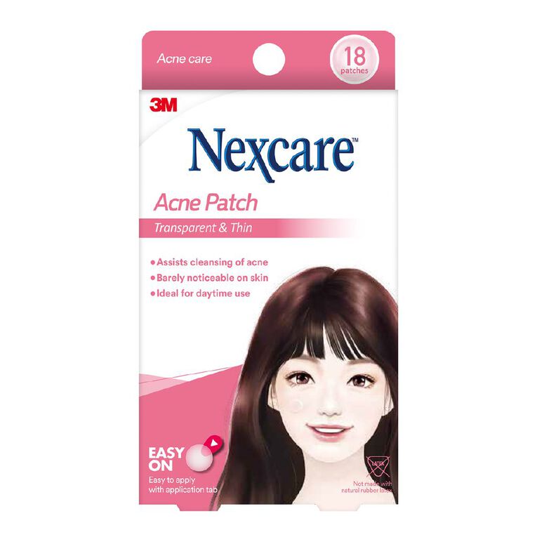 Nexcare Transparent Thin Acne Patch 18 Pack, , hi-res