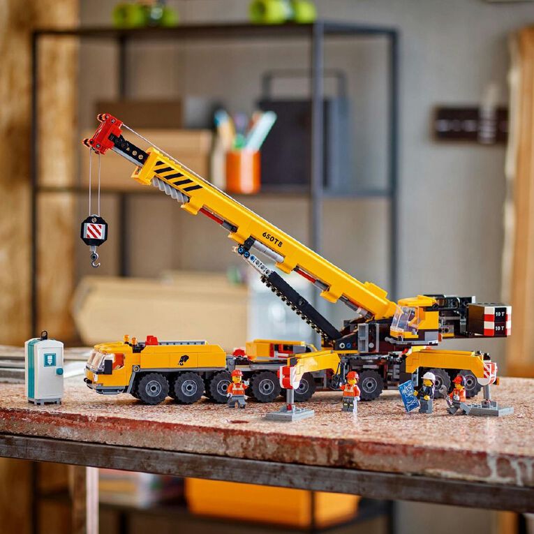 LEGO CITY Yellow Mobile Construction Crane 60409, , hi-res
