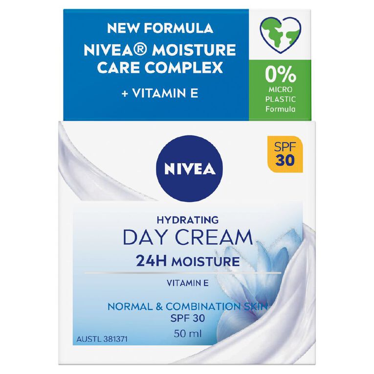 Nivea Daily Essentials Light Moisturising Day Cream SPF30 50ml, , hi-res