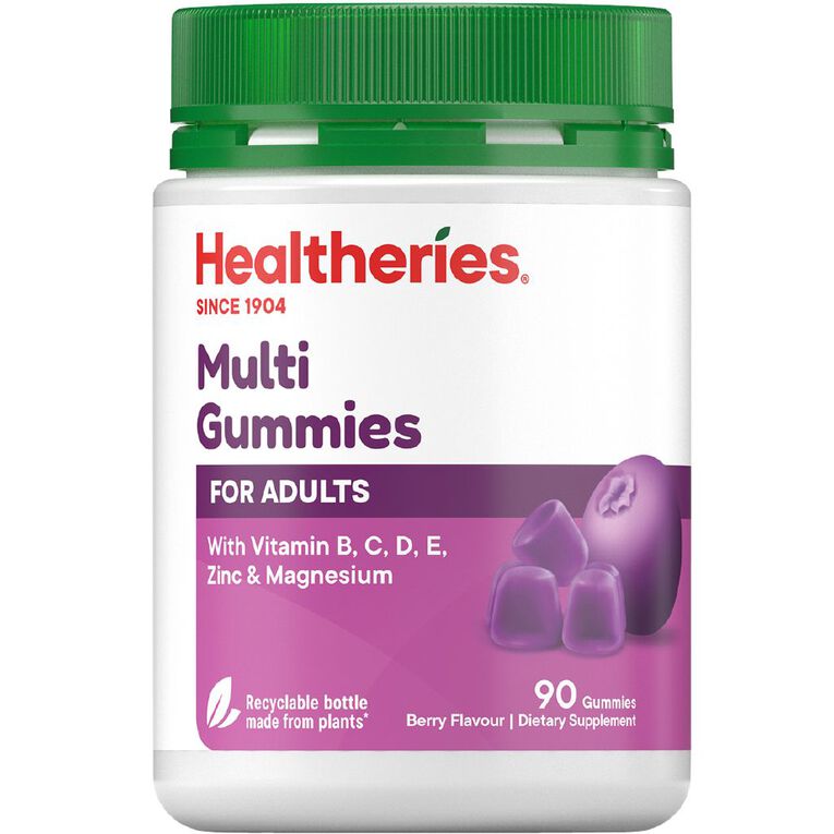 Healtheries Adult Multi Gummies Berry 90s, , hi-res