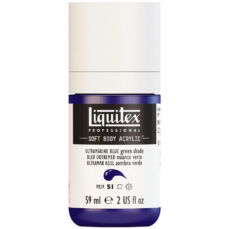Liquitex Soft Body Acrylic 59ml Ultra Blue Green Shade S1, , hi-res