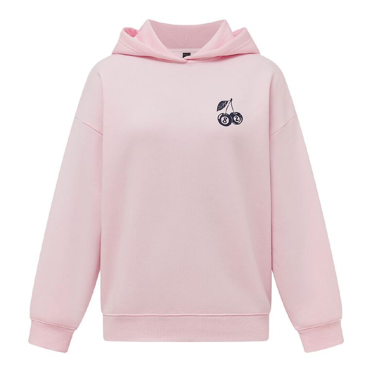 H&H Women's Fresh Fleece Long Sleeve Hoodie, Pink Light, hi-res