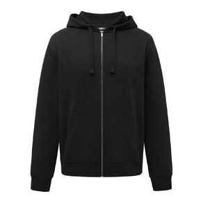 H&H Men's Zip-Thru Hooded Sweatshirt