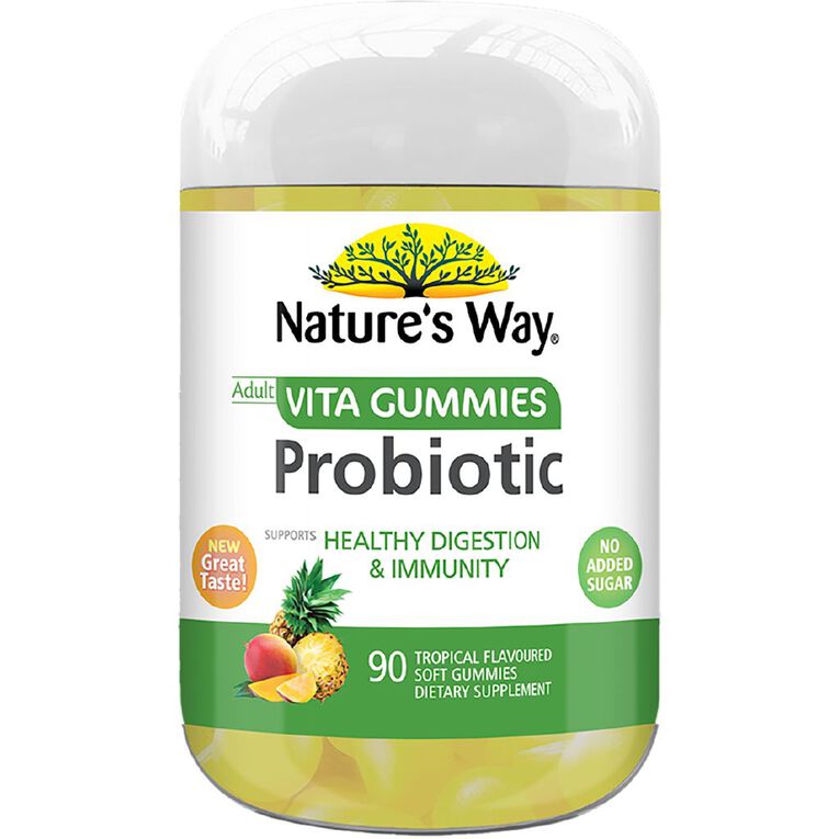 Nature's Way Adults Vita Gummies Probiotic 90s, , hi-res