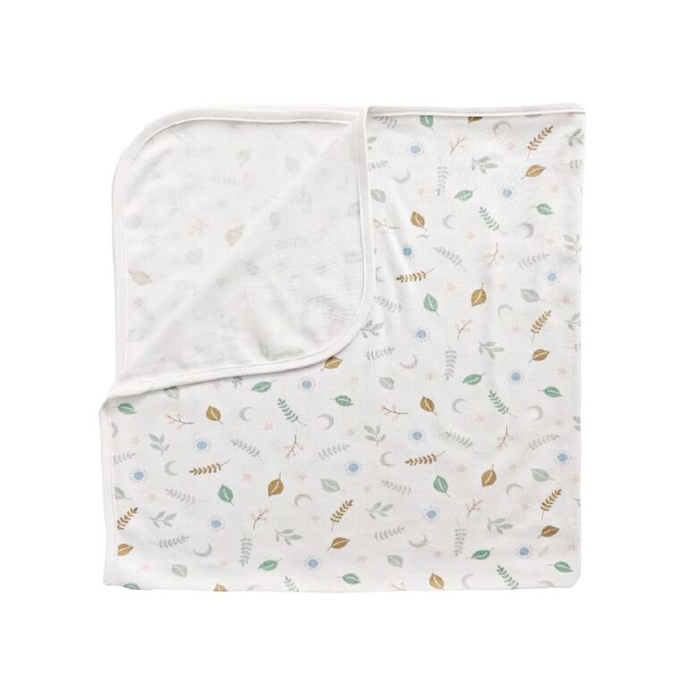 Babywise Cotton Wrap Leaf 80cm x 80cm 2 Pack, , hi-res
