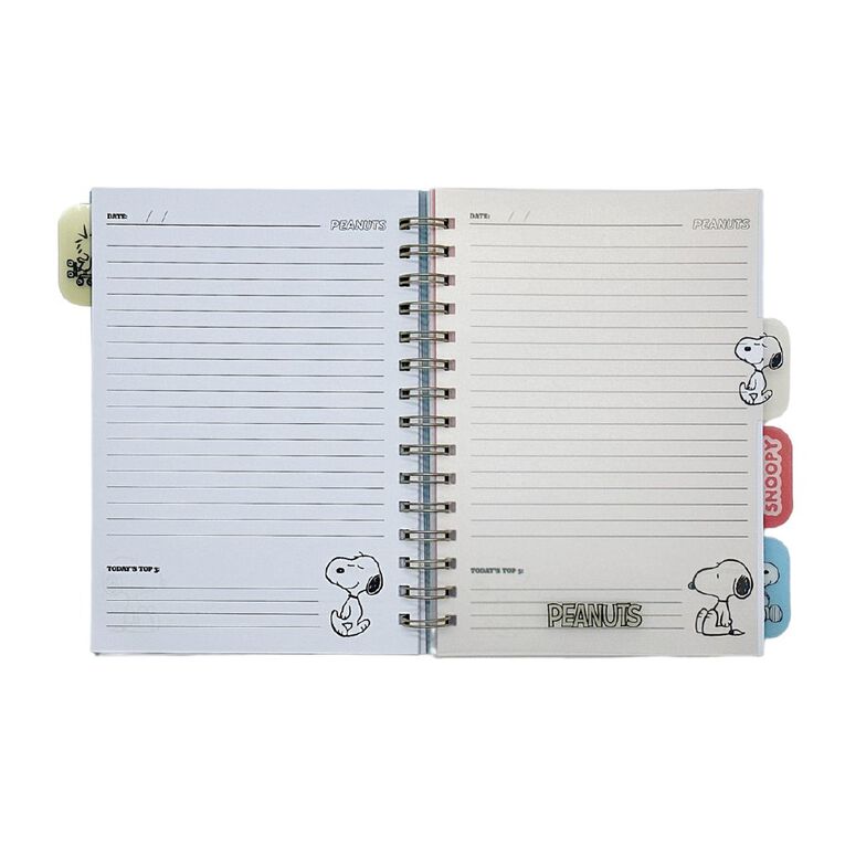 Peanuts A5 Spiral Notebook, , hi-res