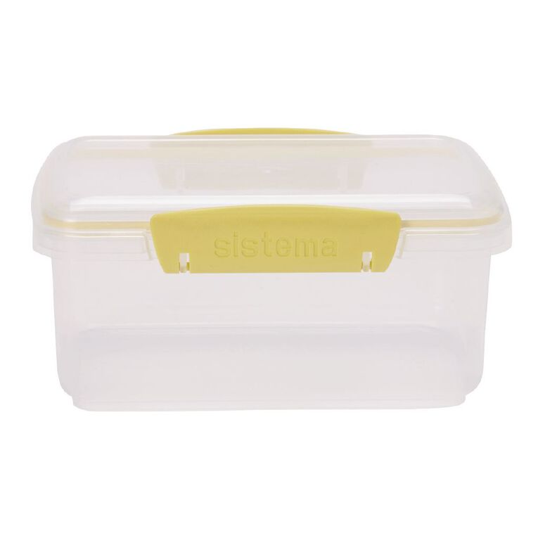 Sistema Klip It Pastels Rectangular Box assorted colours 1L