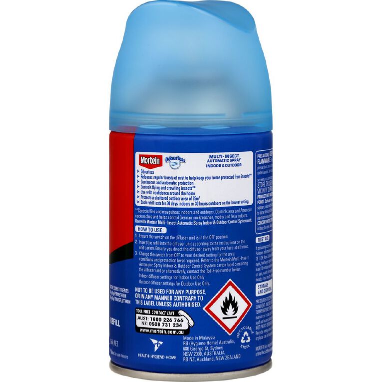 Mortein Mortein Odourless Automatic Refill 154g, , hi-res