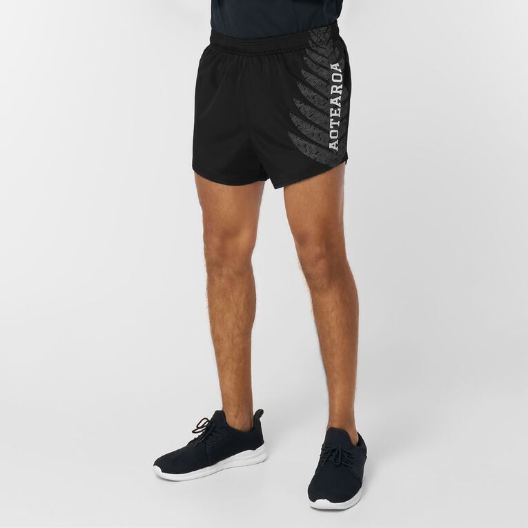 Active Intent Men's Supporter League Shorts, Black, hi-res
