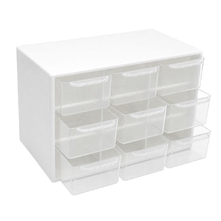 Uniti Plastic Storage Box with 9 Compartments, , hi-res