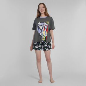 Nightmare Before Christmas Boxy Tee & Shorts Pyjama Set