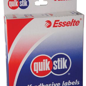 Quik Stik Labels Ms19 19mm x 19mm 900 Pack