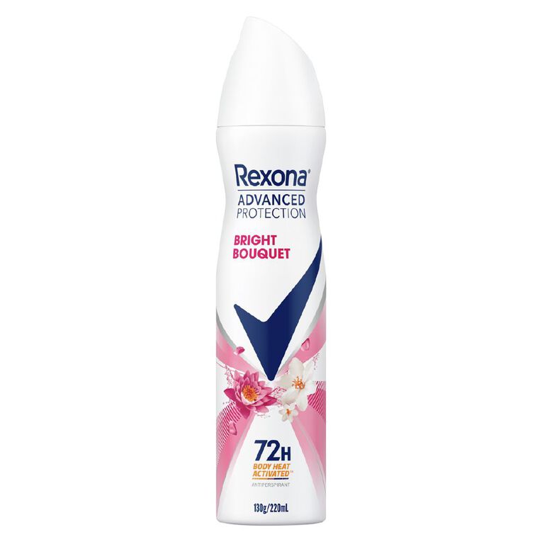 Rexona Woman Bright Bouquet Antiperspirant Adv Deodorant 220ml, , hi-res