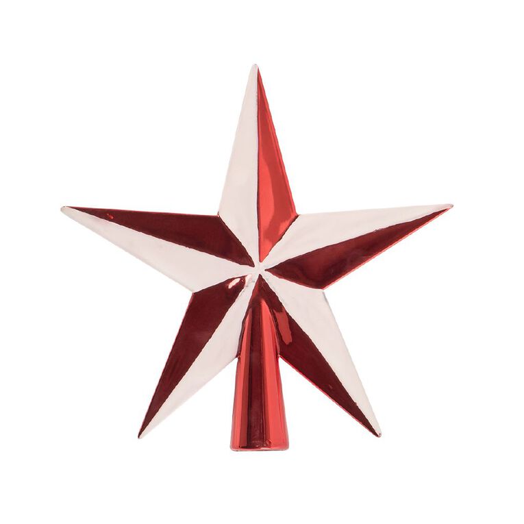 Wonderland Mini Christmas Tree Topper Star 11cm, , hi-res