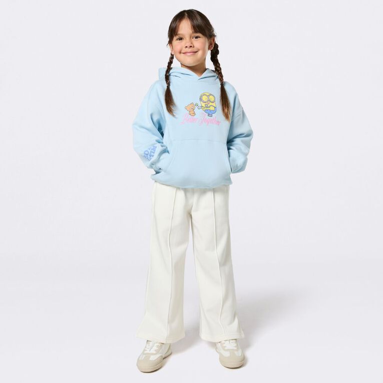 Minions Oversized Pullover Hoodie, Blue Light, hi-res