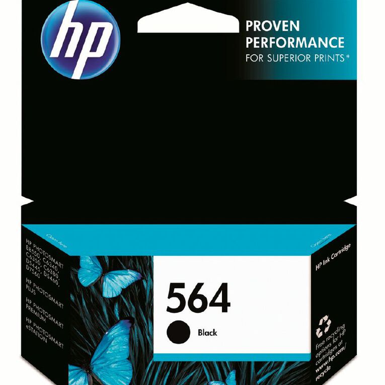 HP Ink 564 Black 250 Pages, , hi-res