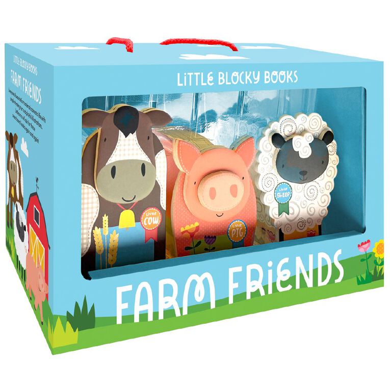 Blocky Book Set: Farm Friends by Lake Press, , hi-res