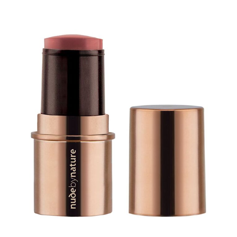 Nude By Nature Hydra Stick Lip & Cheek Colour 01 Nude Berry, , hi-res