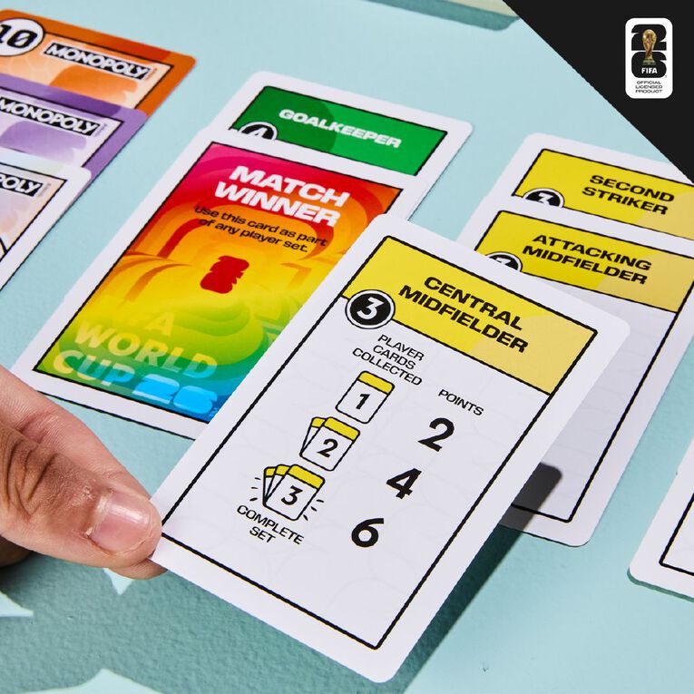 Hasbro Monopoly Deal FIFA Game, , hi-res