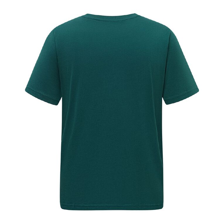 H&H Men's Regular Fit Crew Neck Tee, Green Dark, hi-res