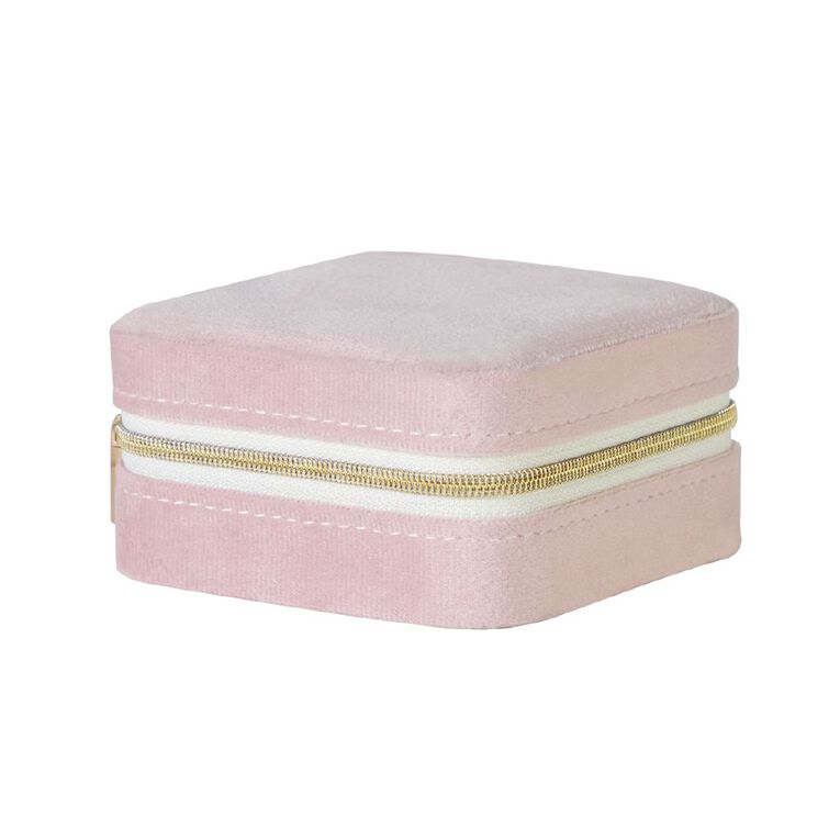 Living & Co Velvet Jewellery Case, , hi-res